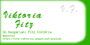 viktoria fitz business card